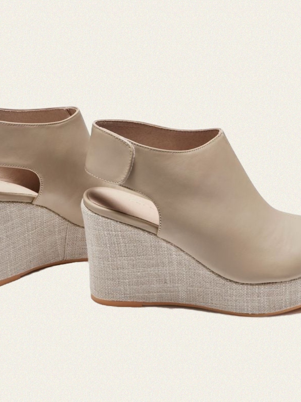 Sarah Pacini Leather Wedges - Picture 2 of 6
